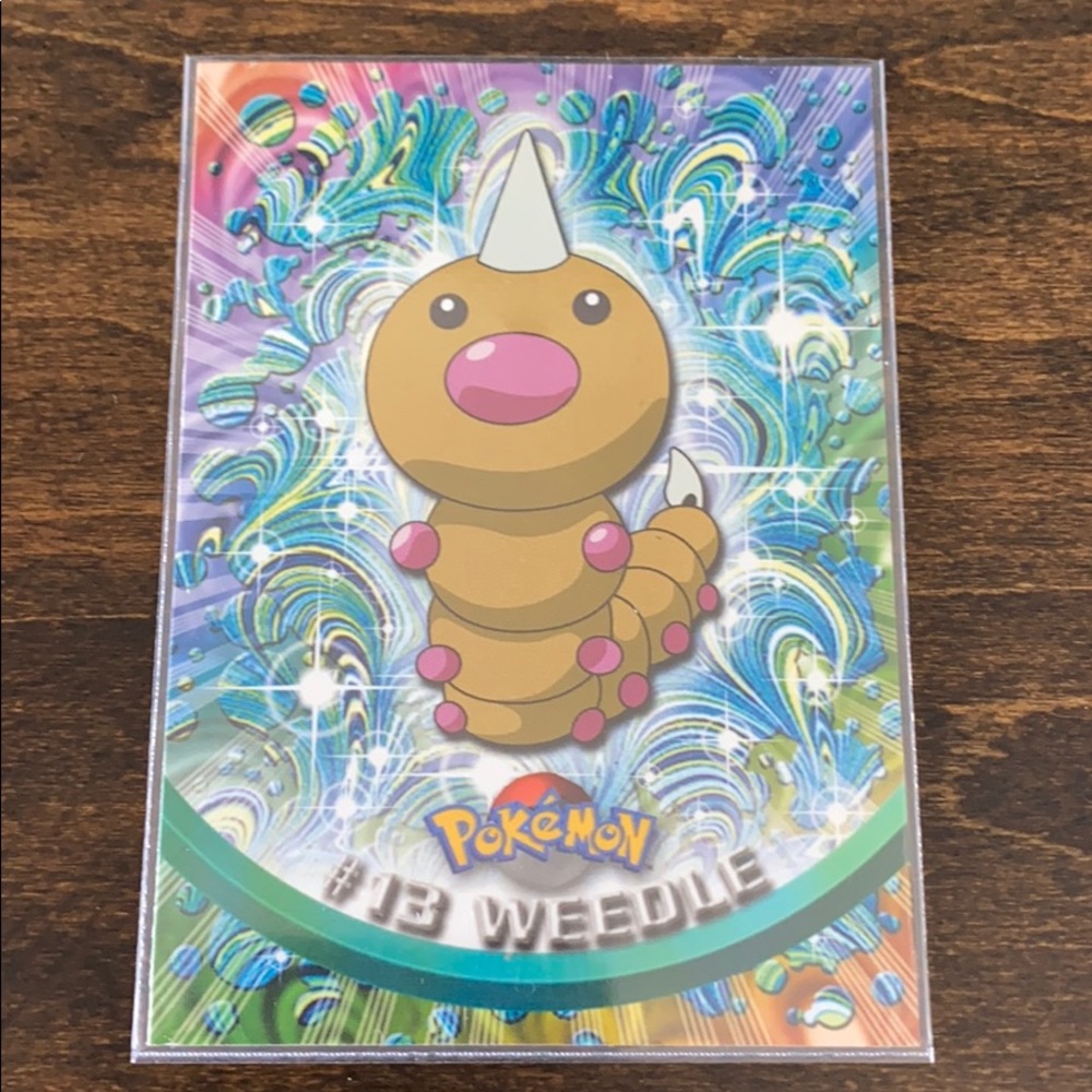 Topps 1st Ed. Pokémon #13 Weedle Card